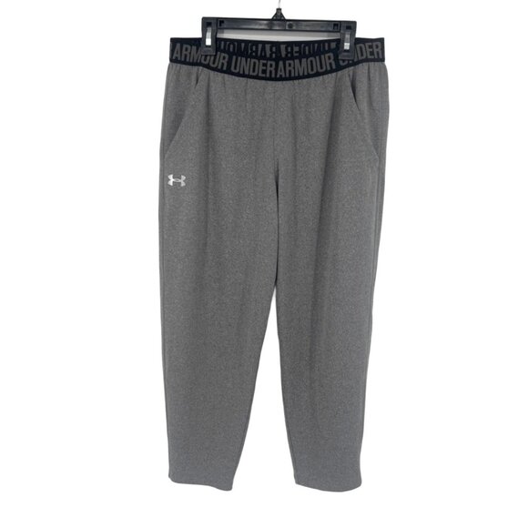 Under Armour Mens Heatgear Loose Fit Lounge Pants Size Small Grey - Picture 1 of 5